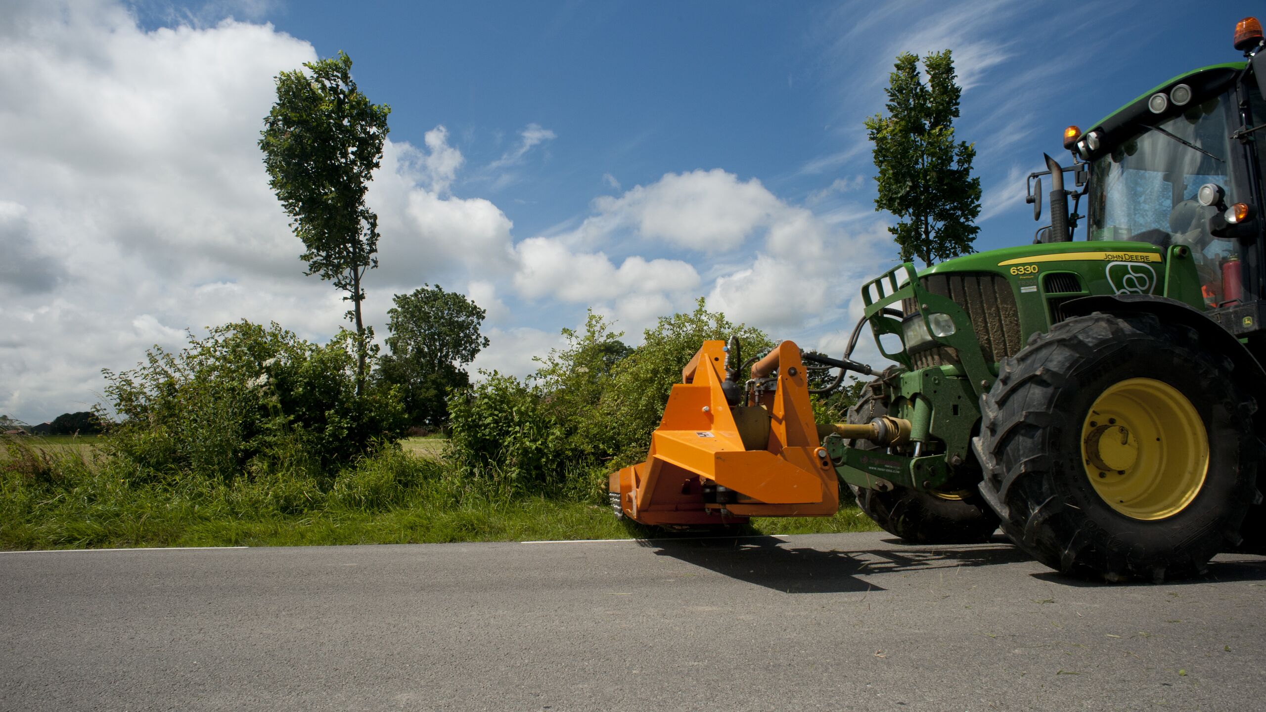 maaien van de wegberm
