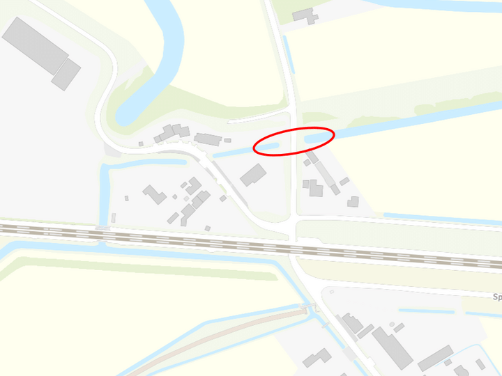 Kaart van werkzaamheden Domeinplaatweg in 's-Heer Arendske.rke