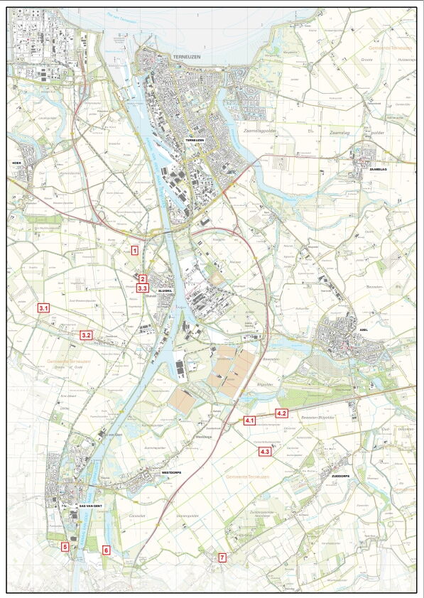 Gebiedskaart Klimaatrobuust watermanagement.