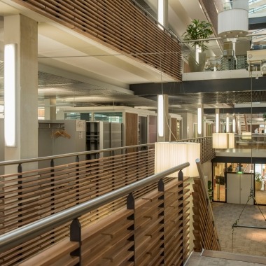 Interieur van het kantoor in Middelburg.